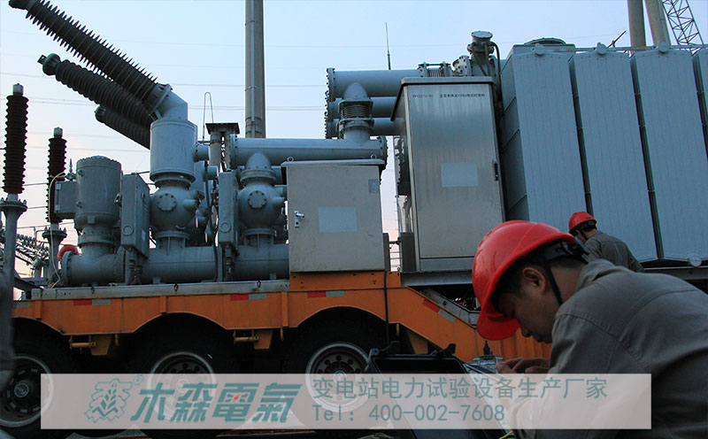 江蘇220kV變電站地網(wǎng)接地電阻試驗(yàn)現(xiàn)場