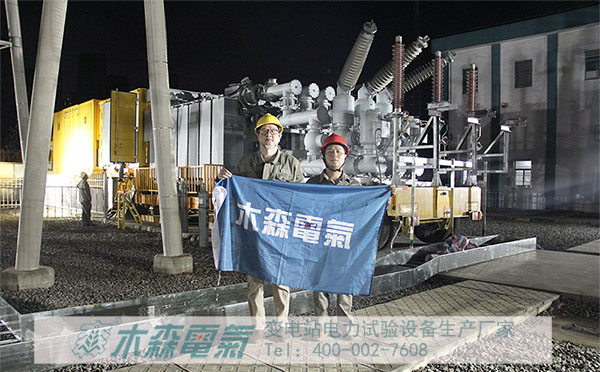 放電計數(shù)器35kV避雷器交接試驗現(xiàn)場